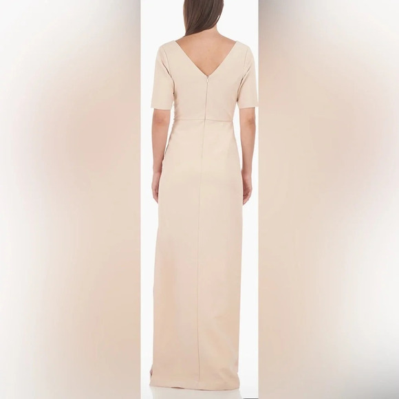 JS Collections ASHLEY DRAPED COLUMN GOWN - Picture 3 of 10